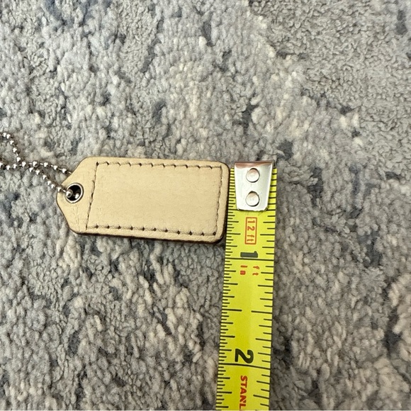 Coach Beige Leather Key Holder - Picture 5 of 5